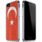 Turkish Flag Distressed iPhone SE (2nd & 3rd Gen) Clear Case